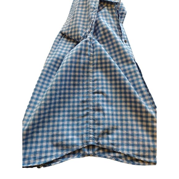 Cat Jack Shirt Boys Large Button Down Pocket Long Sleeve School Checkered - Picture 13 of 14